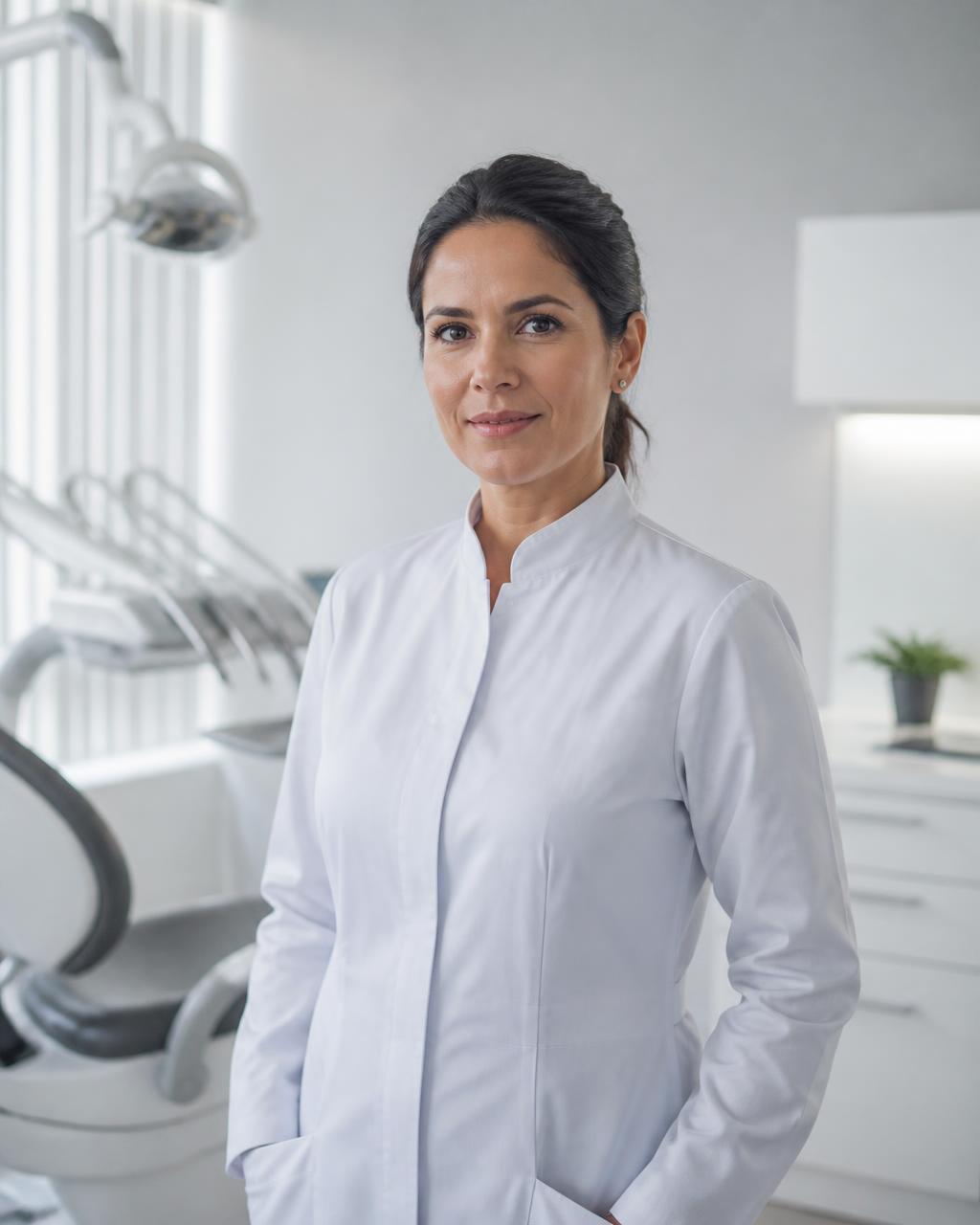 Retrato de la Dra. Camila Restrepo, directora clínica de Áurea Odontología