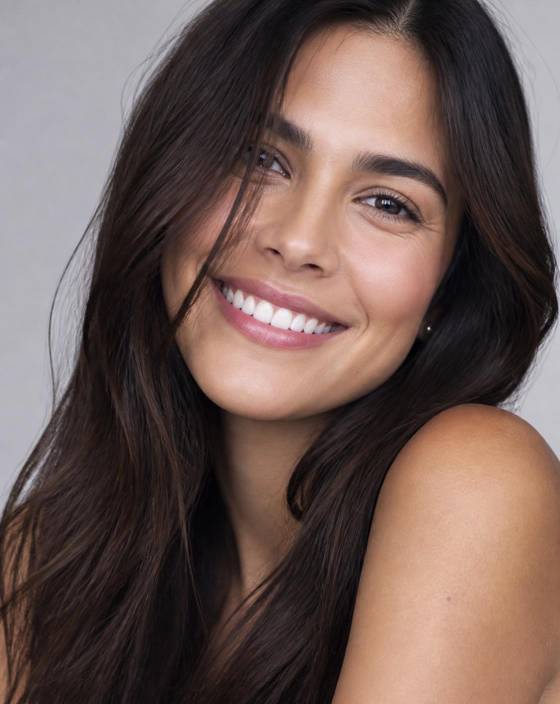 Sonrisa natural de una paciente tras un diseño de sonrisa con carillas de cerámica